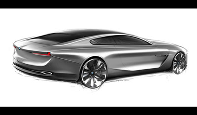 BMW Pininfarina Gran Lusso Coupé Concept 2013  rendering 4